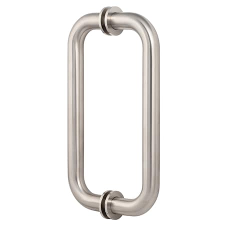 Sure-Loc Hardware Sure-Loc Hardware Shower Door Handle, C Shape, 2-Sided, Satin Stainless SHR-1 32D